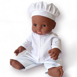 Muñeco vestido de blanco