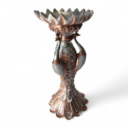 Pedestal figura de pavos...
