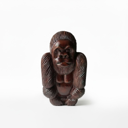 Figura de mono tallado en...