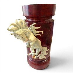 Pilón de madera de cedro...